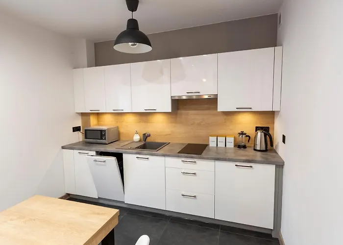 아파트 Tymon Przy Deptaku 스자브노-즈드로이